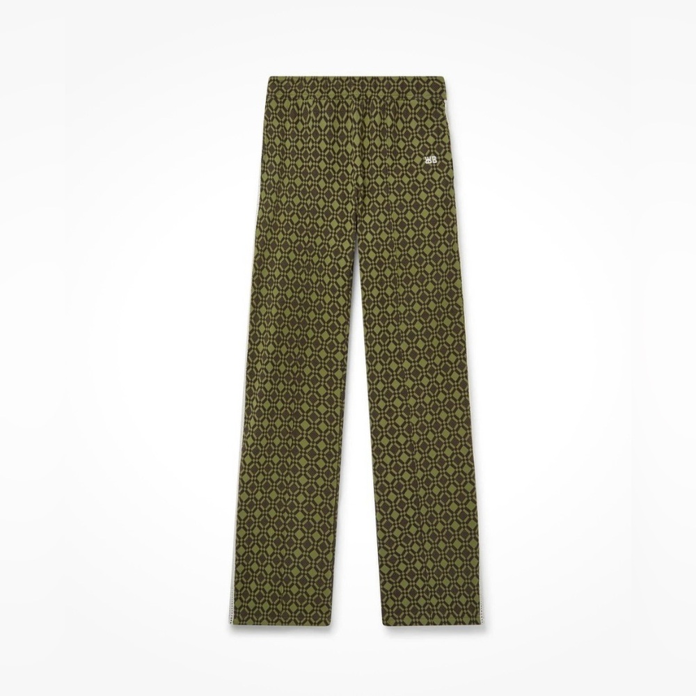 Wales Bonner Power Track Pants Olive/Dark Brown Size XL - New w/Tags